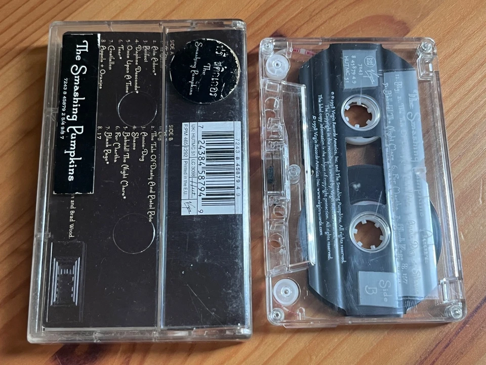 Alternative Rock 90s The Smashing Pumpkins Adore Cassette Tape (EMI TH 1998) - Image 2 of 4