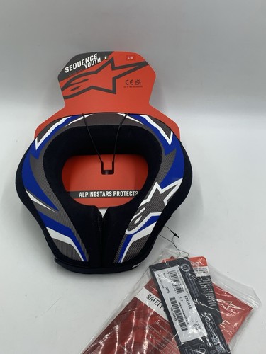 ALPINESTARS SEQUENCE Neck Roll Support Brace Protector Youth Kids S/M