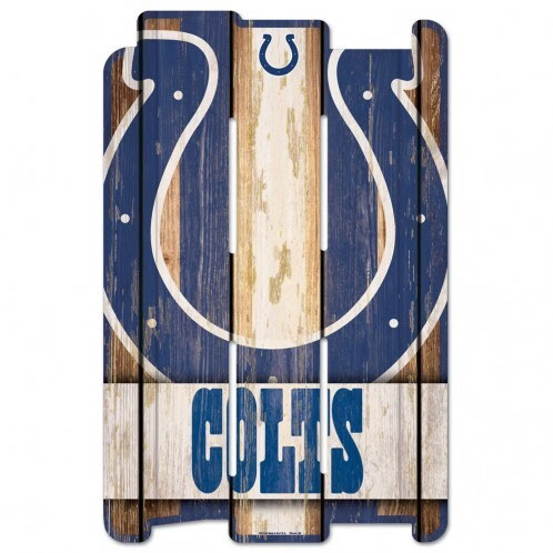 Indianapolis Colts Schild 11x17 Holzzaun Stil - Bild 1 von 1