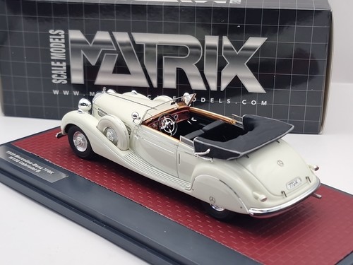 Mercedes 770 K W150 Cabriolet B Blanc 1939 1/43 Matrix - Bild 2 von 9