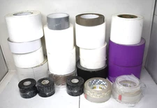 Wholesale Bulk Lot 23 Rolls Various Size Types Colors Jobsite Splicing Duct Tape