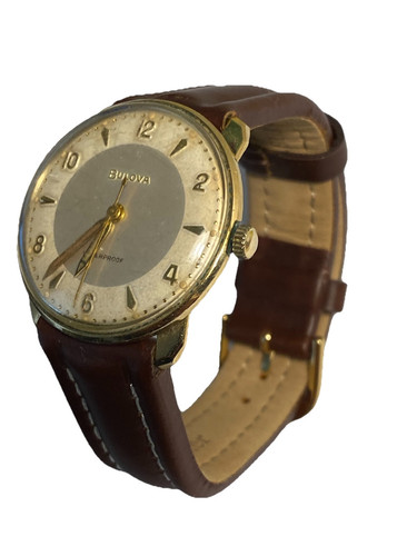 Bulova l171142 M5 Vintage Mechanical Automatic W.Proof 10KT R.G.P. Men`s Watch - Bild 1 von 13