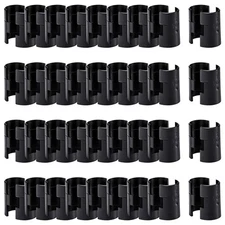 72 Pcs Wire Shelf Clips for 1" Post - 36 Pairs of Wire Rack Lock Clip Replacemen