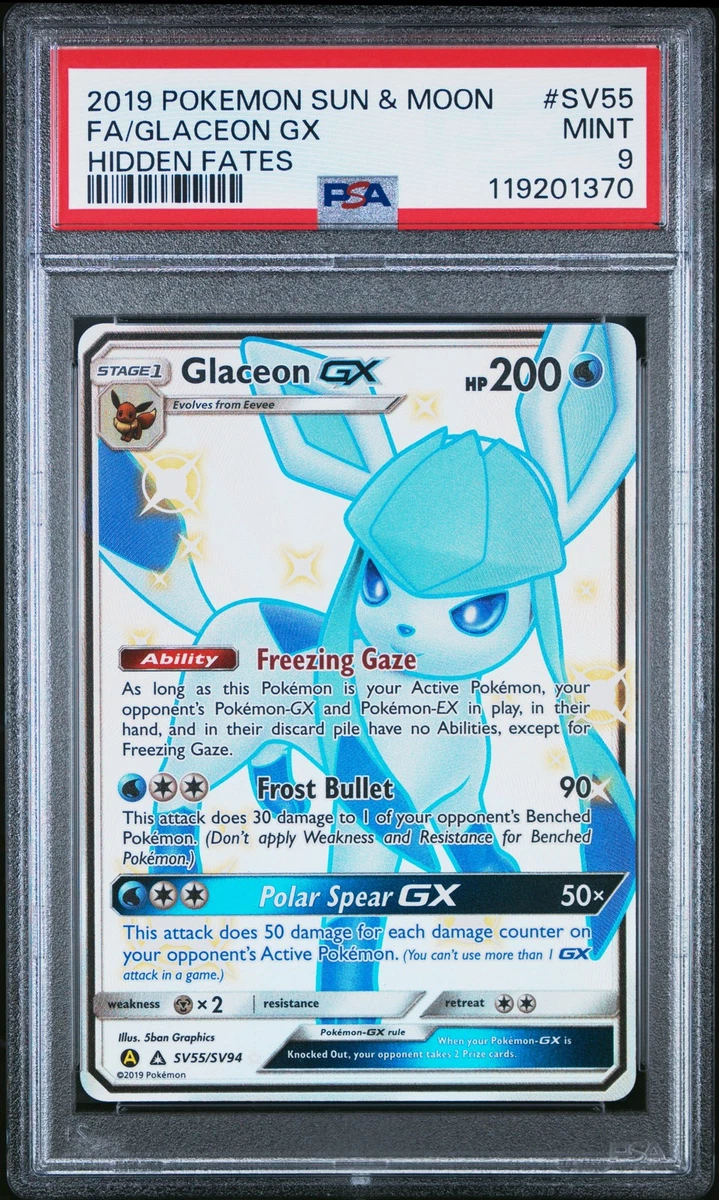 Glaceon GX SV55/SV94 Hidden Fates: Shiny Vault for sale | eBay