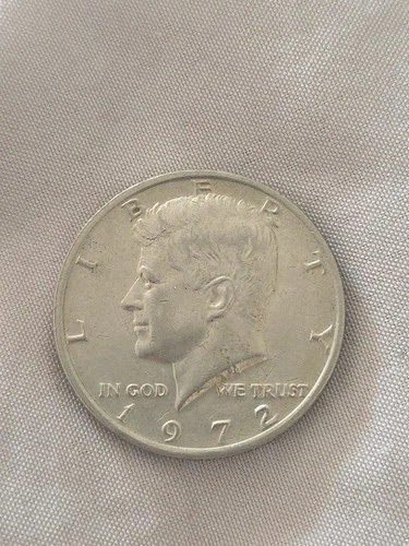 1972 Kennedy Half Dollar JFK 50C Clad Choice BU Raw Full Luster