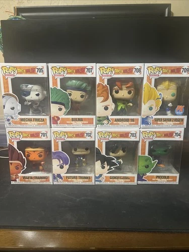Funko Pop! Vinyl: Dragon Ball Z Training Vegeta #701-#705 & #707-#709