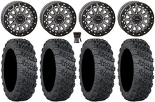 System 3 SB-6 15" Wheels Gm (4+3) 30" Versa Cross V3 Tires RZR Turbo S / RS1