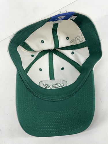 New York Jets Reebok Onfield Hat Cap NFL White/Gray/Green Stretch Fitted - Picture 7 of 8
