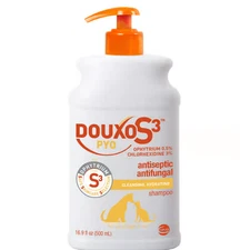 DOUXO S3 PYO Shampoo For Dogs and Cats, 16.9 oz (500 ml)