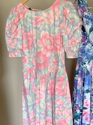 Lote de vestidos coloridos vintage para mujer M/L/XL - Imagen 9 de 13