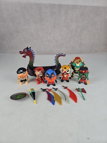 Djeco Piraten, Figuren, Waffen, Spielzeug Konvolut, selten, Boot - Bild 1 von 9