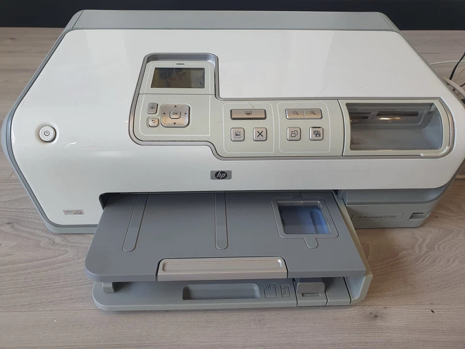 Stampante Hp Vivera Photosmart D7160 Digital Photo Inkjet usata - Immagine 2 di 4