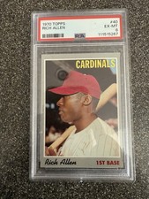 1970 Topps Baseball  - Dick Allen #40 PSA 6