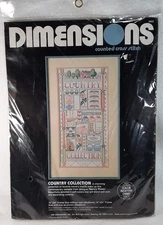 Dimensions Country Collection Counted Cross Stitch Kit 3602 Nancy Rossi 1986 VTG