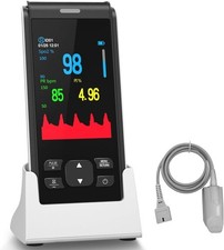 Pulse Oximeter Handheld Fingertip SpO2 PR Heart Rate Finger Blood Oxygen Monitor