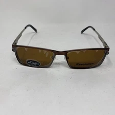 REVOLUTION EYEWEAR JONESBORO BROWN SILVER FLEX 54/17/140 W/ POLARIZED CLIP EW08