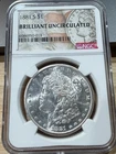 1881-S US Morgan Silver Dollar $1 NGC Brilliant Uncirculated. 6950-013 Free Ship