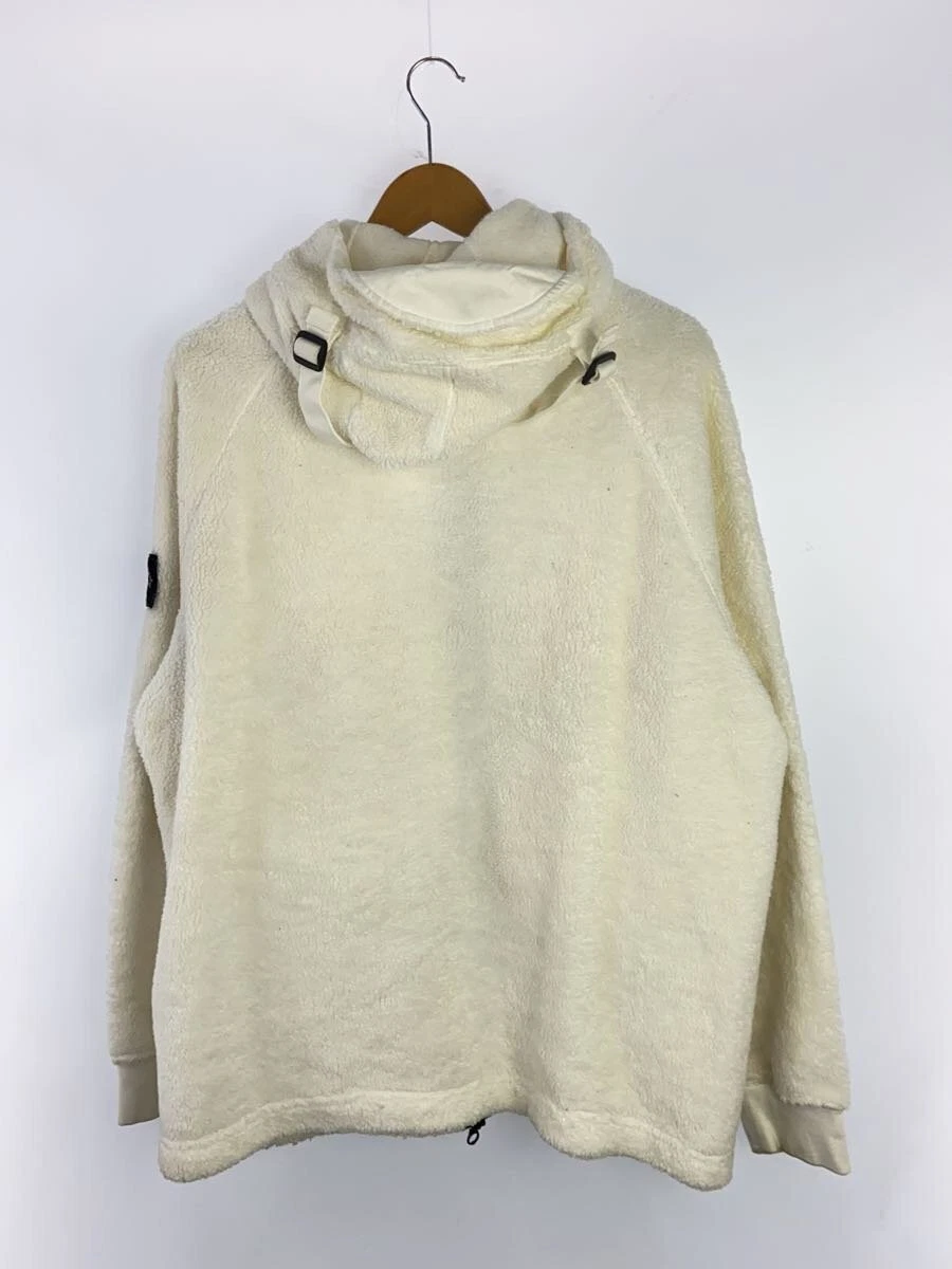 Giacca con cappuccio STONE ISLAND Boa bianca XL usata