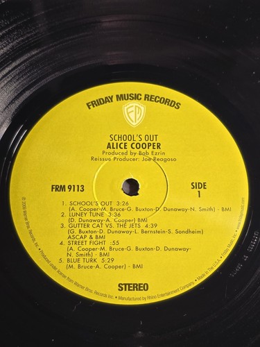 Alice Cooper - School's Out 2009 US 180 Gram Audiophile Vinyl 🔵Pro Cleaned🔵 NM - Picture 5 of 8