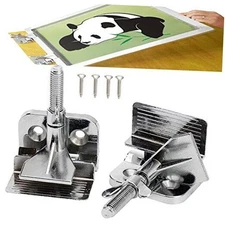 2PCS of Screen Printing Clamps Screen Frame Butterfly Hinge Clamp for Silk 