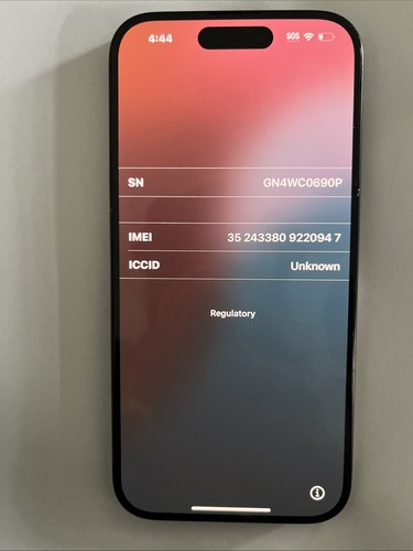 iphone 15 pro 256 go pour pièces uniquement IC locck noir - Photo 3 sur 4