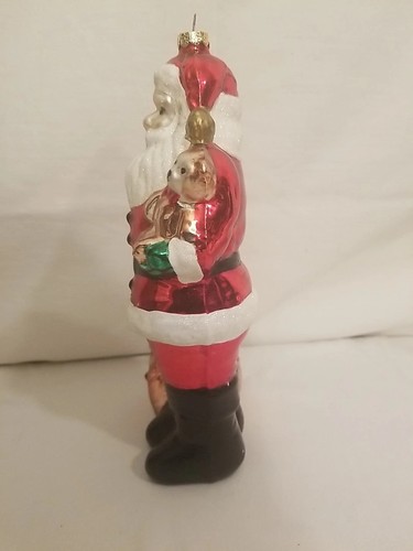 Midwest Of Cannon Falls Mercury Glass 9" Santa Claus Ornament - Picture 5 of 9