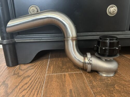 For Tial 60mm Wastegate WG Waste Gate Dump Tube Pipe Exhaust Universal Tear Drop - Picture 2 of 10