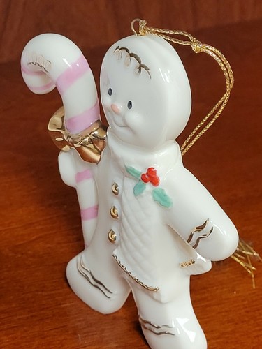 Lenox 2000 Gingerbread Ornament A Christmas Treat Annual Holiday Figurine - Picture 6 of 12