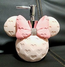 Minnie Mouse Pink Rhinestones Soap/Lotion Dispenser