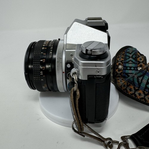 Canon AE-1 Program analoge Kleinbild-Spiegelreflexkamera mit manuellem Fokus und 50 mm F1.8 Objektiv - Bild 9 von 17