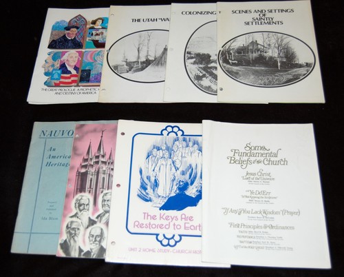 Vintage LDS Mormon Pamphlets Manuals Handbooks Books Brochures Pre Correlation - Picture 8 of 8