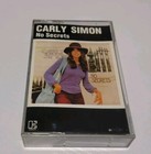 Carly Simon, No Secrets reissue Cassette Tape album (Elektra) You're So Vain...