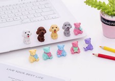 Puppy Dogs Teddy Bears Cute Animal Pencil Top Erasers Kids Rubbers Party Gift Ba