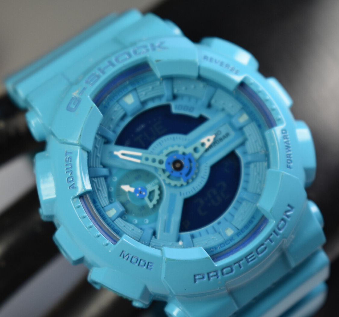 Casio GMA-S110CC-2A (5425) Turquiose/Blue Women's Watch NEW