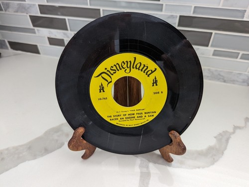 Rare Walt Disney’s Paul Bunyan 45 RPM Vinyl Record Disneyland Record LG-763 - Picture 3 of 3