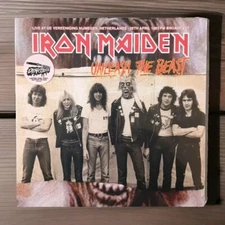 IRON MAIDEN UNLEASH THE BEAST LP LIVE 1981 SEALED PINK  VINYL Ltd. 500 Copies