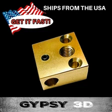 3D Printer Heater Block Brass .Heating Block For Ender 3