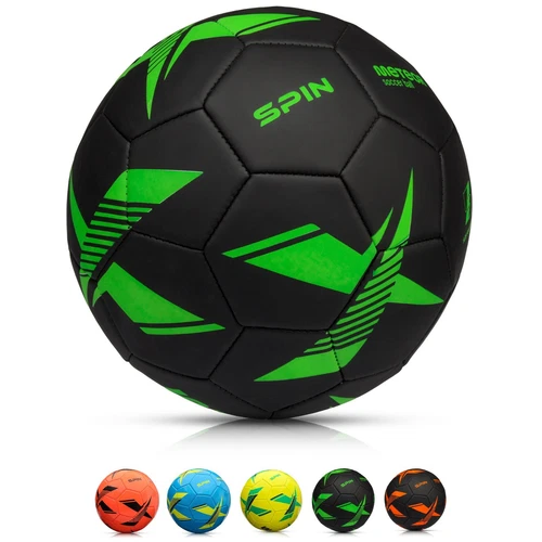 Fußball Trainingsball Freizeitball Ball Sportball Kinder 5 FARBEN Größe 1-5 SPIN
