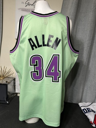 Ray Allen Mitchell & Ness 1996/97 Green Reload 3.0 Milwaukee Bucks 2XL - Bild 2 von 4