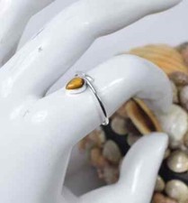 Tiger Eye Silver Ring , 925 Sterling Silver Ring ,Handmade Silver Ring