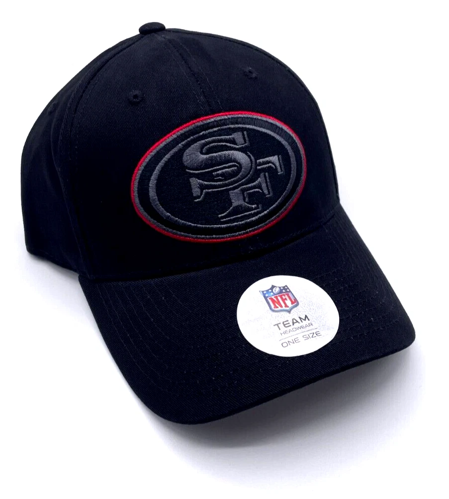 SAN FRANCISCO 49ERS BLACK HAT MVP AUTHENTIC NFL FOOTBALL TEAM ADJUSTABLE CAP  NEW