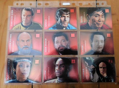 Skybox 1996 Star Trek 30th Anniversary Phase 2 Trading Cards Doppelgänger Set