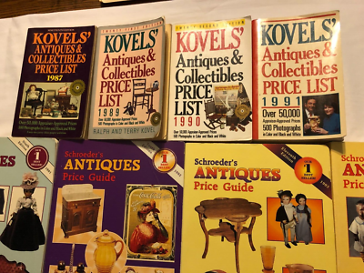 LOT OF 10 VINTAGE ANTIQUE & COLLECTIBLE GUIDES FOR 1 PRICE! | eBay