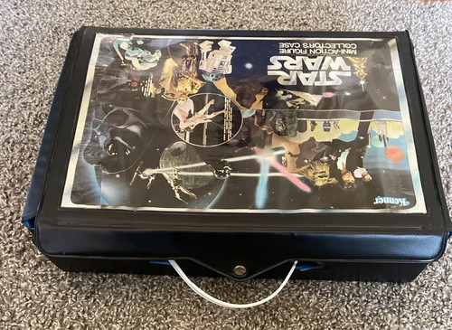 Vintage Star Wars Vinyl MINTY ACTION FIGURE COLLECTOR'S CASE 1978 With Trays - Picture 5 of 5