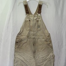 Carhartt bib Overalls Halloween Costume Stained Thrashed mens size M read e620