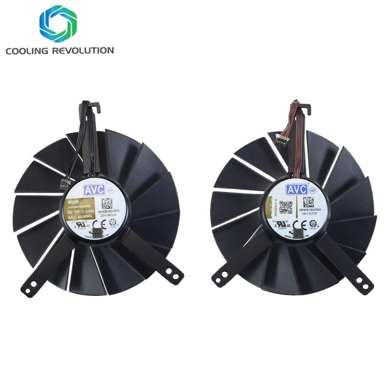 Video card fan For NVIDIA RTX 2080 RTX 2080 Ti Graphics Card Cooling Fan - Image 2 of 2