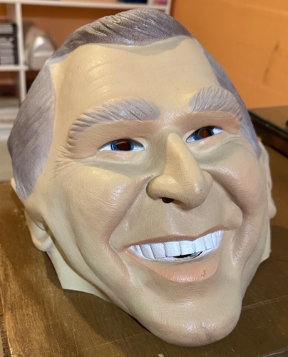 Vintage 1999 Cesar George W Bush US President Halloween Mask Brand New - Picture 6 of 10