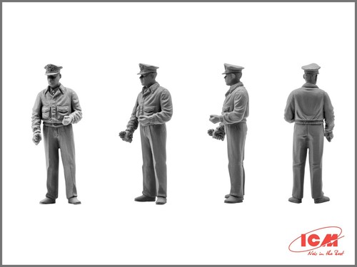 ICM 48083 Plastik Modellbausatz 1:48 WWII US Pilots and Technics model kits plastic - Bild 3 von 9