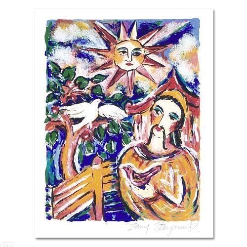 Serigrafía LED sin título sobre papel Zamy Steynovitz. Firmado a mano. Nuevo - Imagen 1 de 2