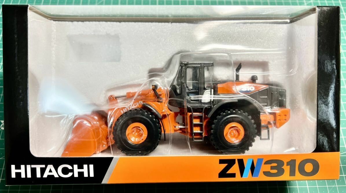 ミニカー 1/50 HITACHI zw310 日立 ホイールローダー ZW310-6 1/50スケール ミニチュアモデル